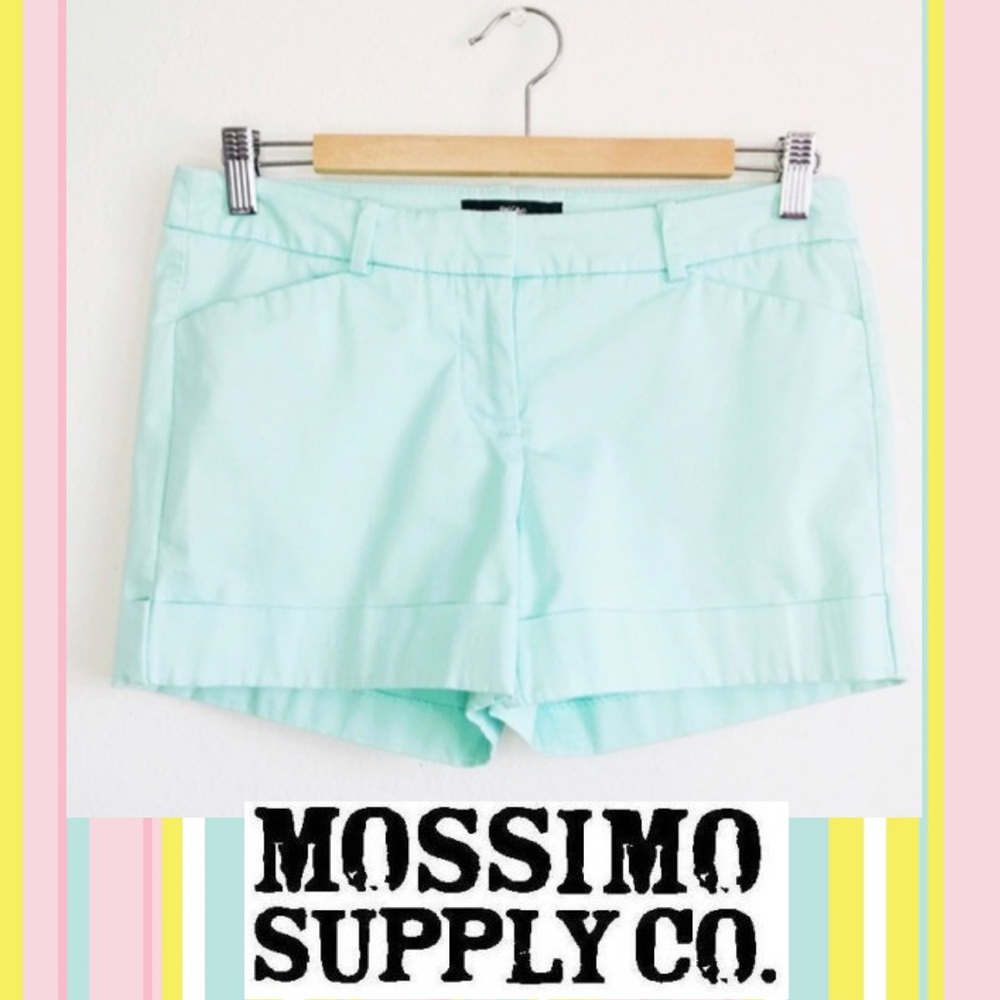 Mossimo Mint Stretch Extensible Fit 3 Shorts SZ.4